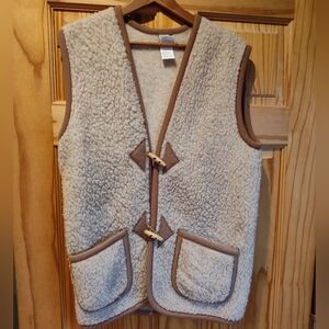 Alwero Alpen Wool Vest Womans Fleece  M